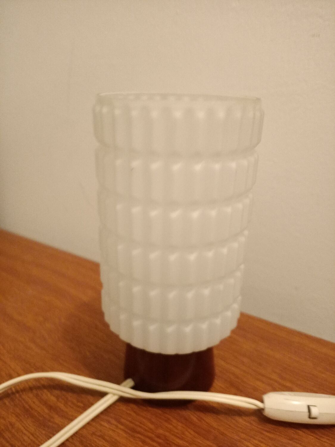 Scandinavian teak table lamp