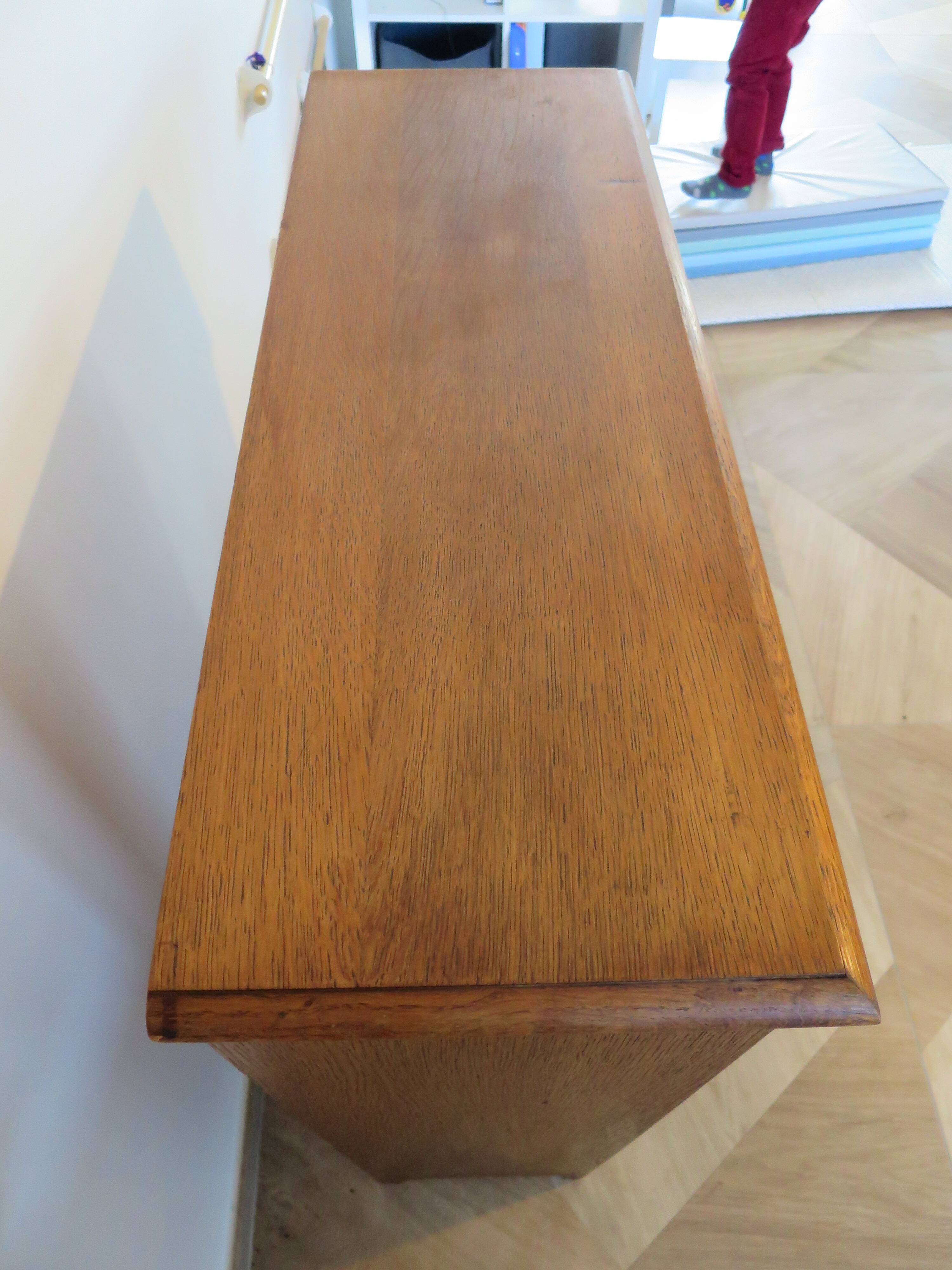 Set of 2 bibus 3 levels - oak color - bookcase shelves
