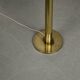 Vintage Mid-Century Scandinavian Modern Sculptural Gold Floor Lamp