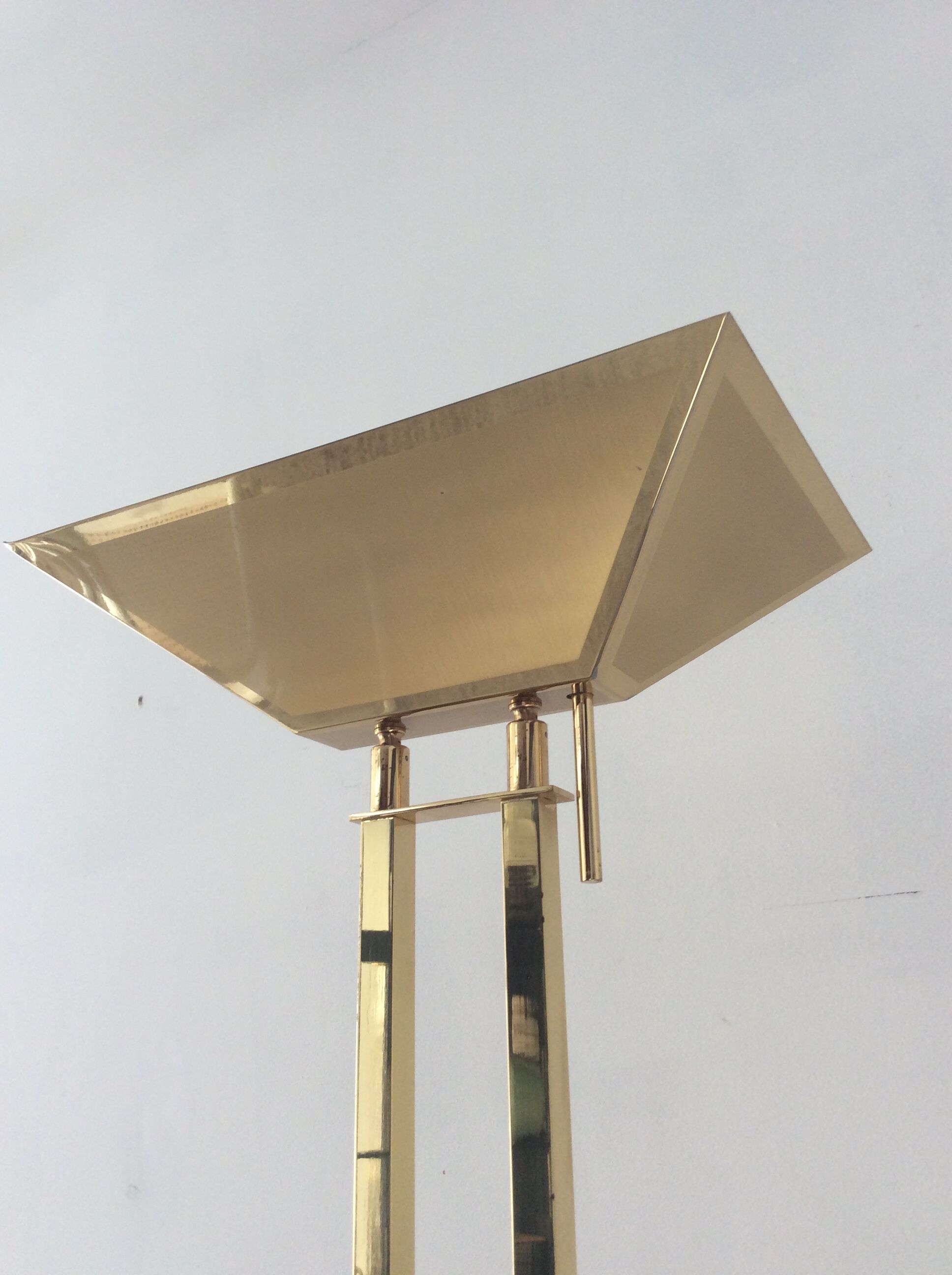 Deknudt brass floor lamp from the 70s