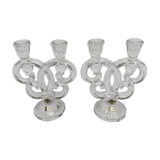 Pair of Cristallin candle holders