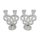 Pair of Cristallin candle holders