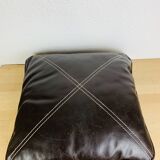 Coussin vintage en cuir
