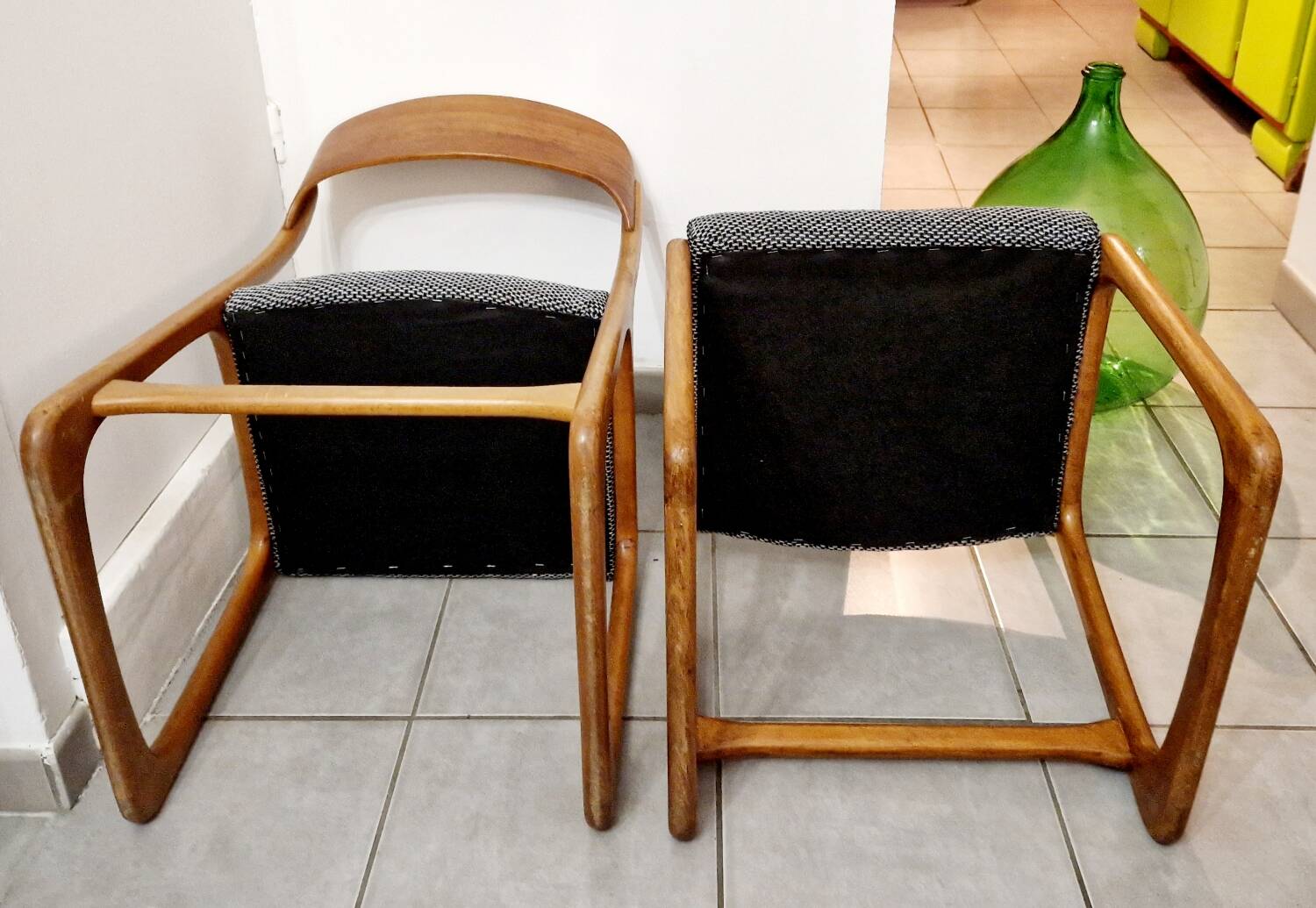 Baumann sled chairs