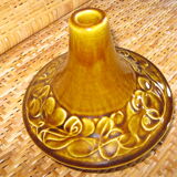 Enamelled ceramic lamp base