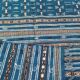 Carpet kilim blue and black handmade 127 x 217 cm