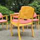 Série de 4 fauteuils vintage années 70-80