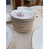 "Orchies Moulin des Loups" porcelain dinner service