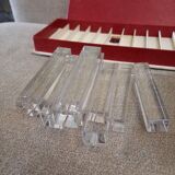 12 Baccarat crystal knife holders