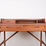 Danish teak desk, model 56, by Arne Wahl Iversen/Vinde Mobelfabrik.