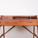 Danish teak desk, model 56, by Arne Wahl Iversen/Vinde Mobelfabrik.