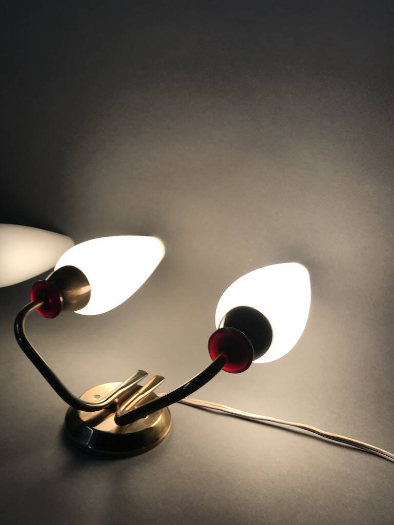 1950 wall lamp, Maison Lunel, France