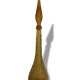Large "bubbles" glass jug in yellow