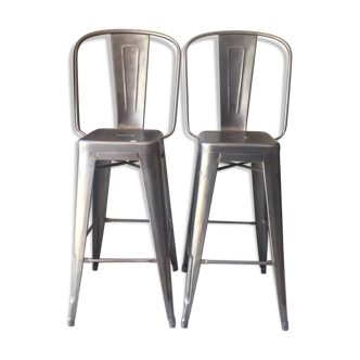 Pair of bar stools hgd75 tolix