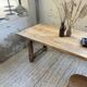 Table de ferme travail pin 1950 220cm