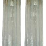 Large Murano Glass Tronchi Sconces Set of 6
