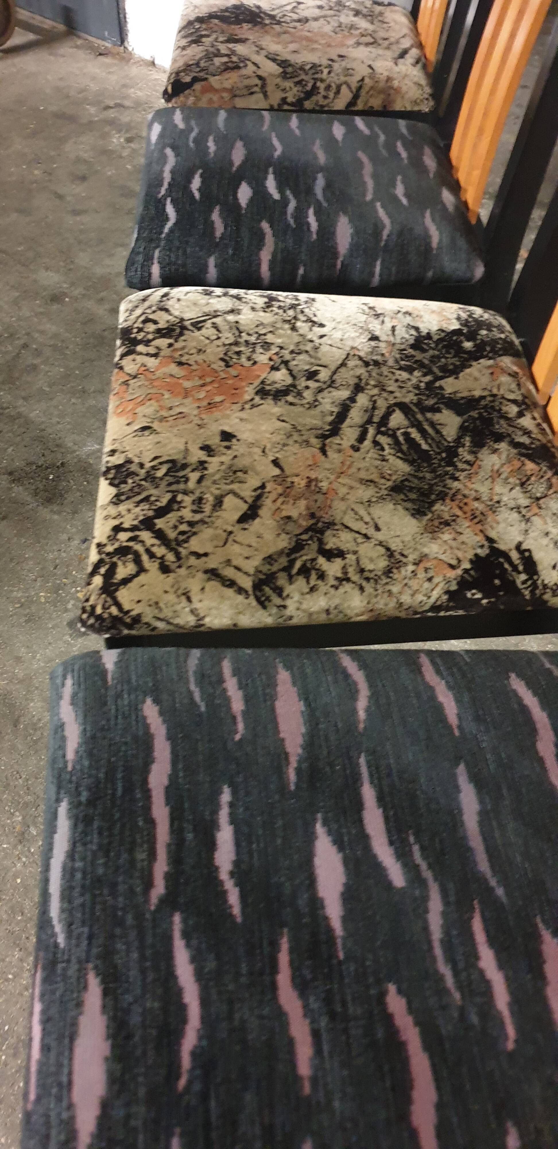 5 chairs design period 70/80