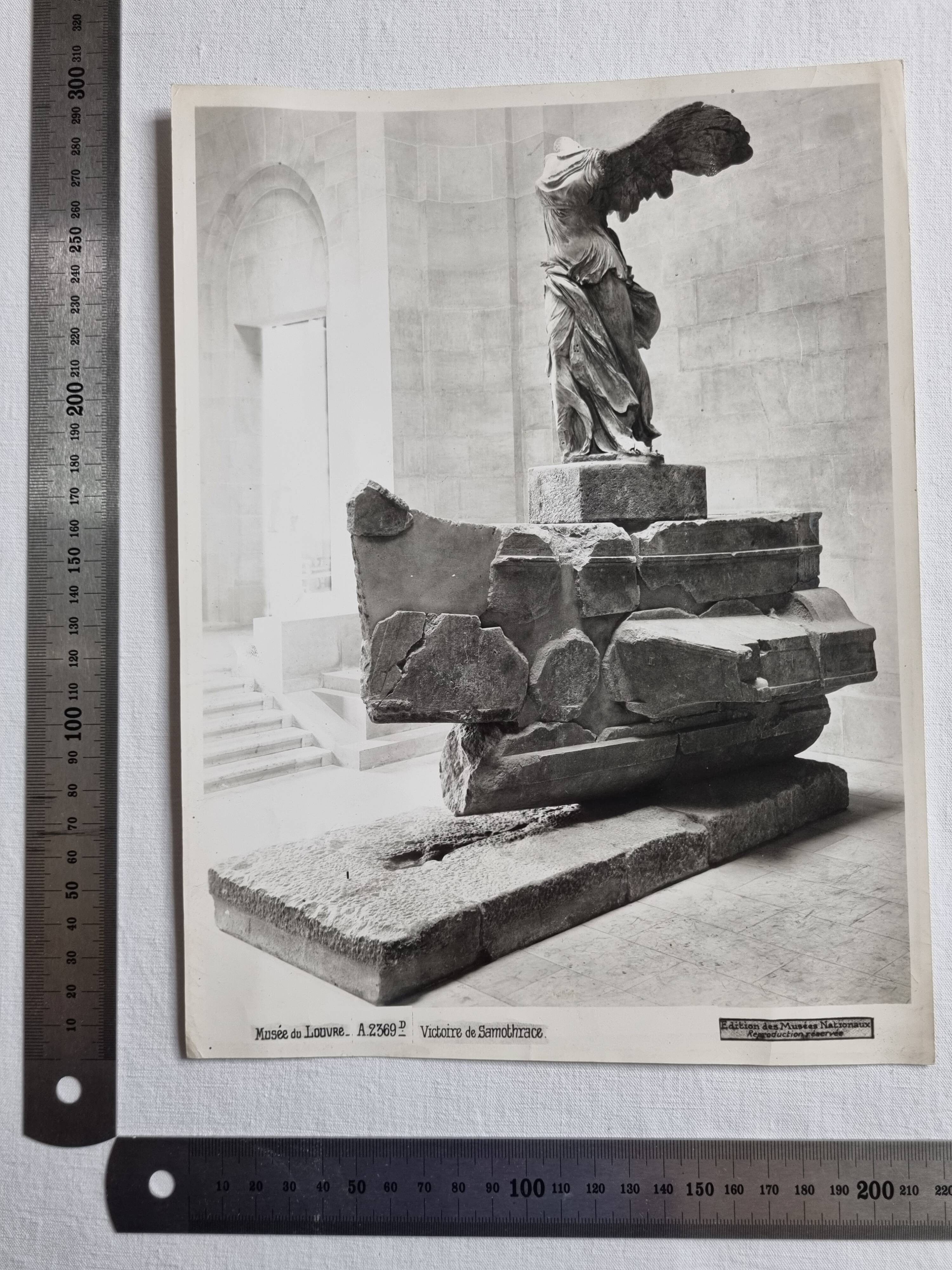 Silver print Winged Victory of Samothrace National Museums Edition 22x30 cm