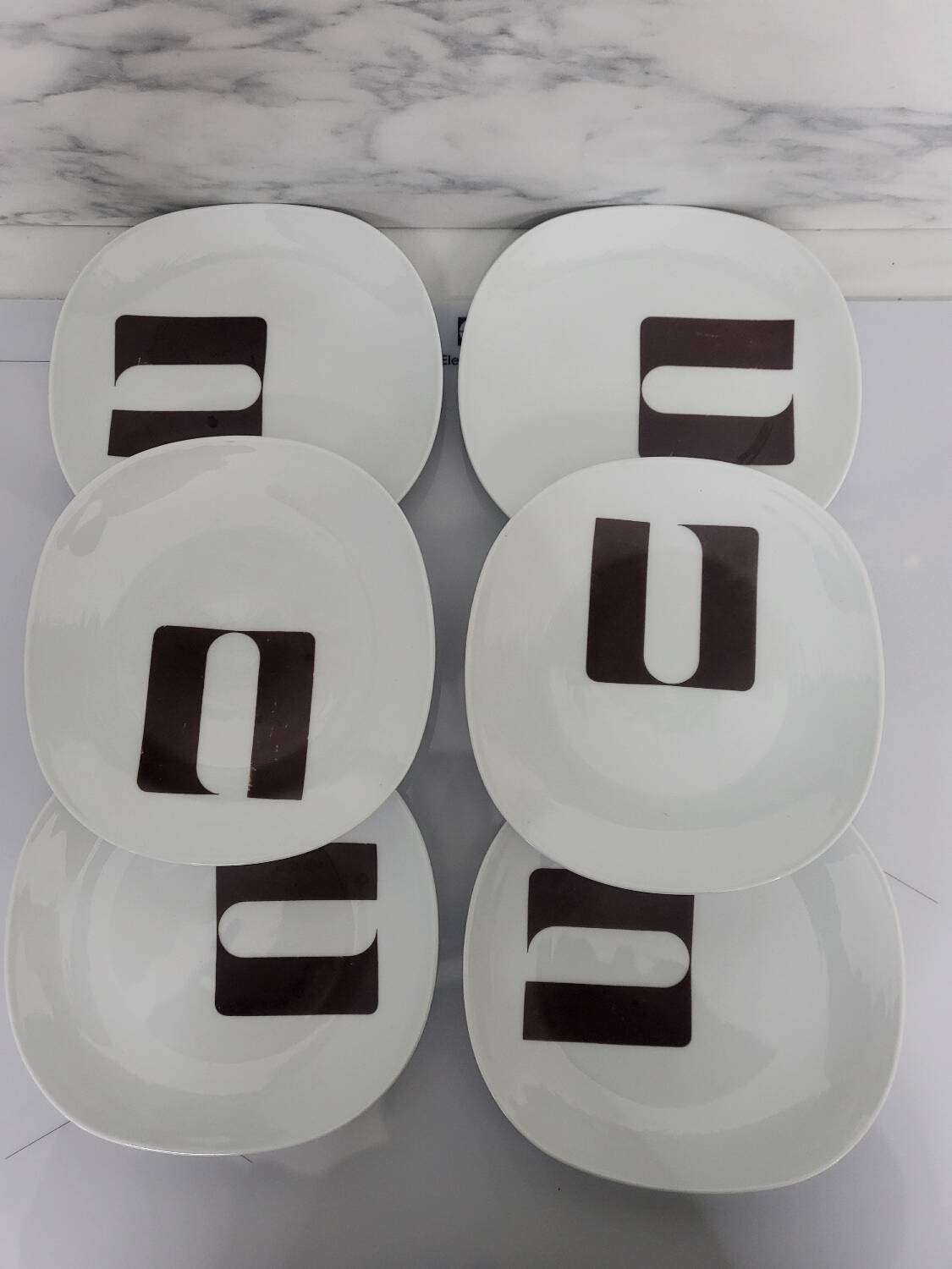 Lot 6 assiettes vintage 70 georges boyer limoges