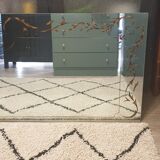 Miroir eglomisé art déco 180×72