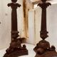 Lot de deux chandelier de table vintage