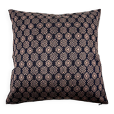 Navy blue and pink Kachin cushion cover (RIDA)