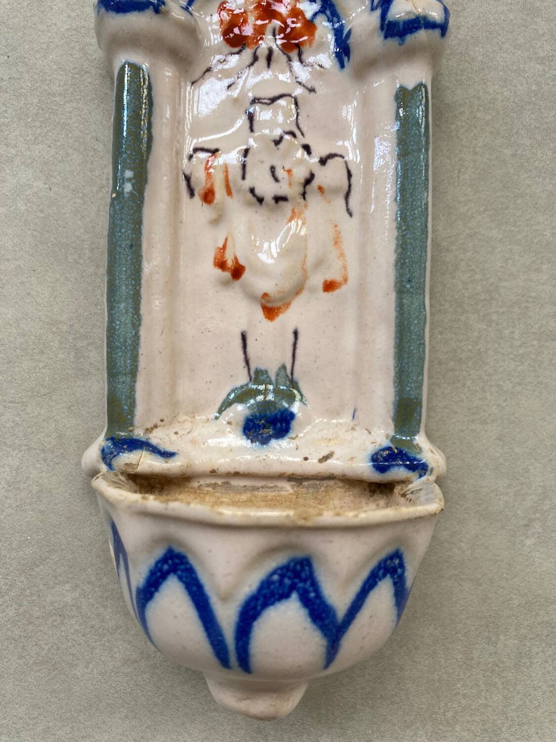 Polychrome font 19th century Martres Tolosanes