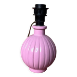 Pink ceramic lamp foot