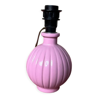 Pink ceramic lamp foot