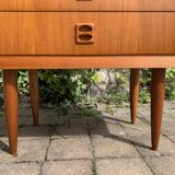 Vintage scandinavian teak chest of drawers