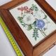 Cadre du début du XIXème siècle, bouquet de fleurs sauvages, signé, élève de Pierre-Joseph Redouté