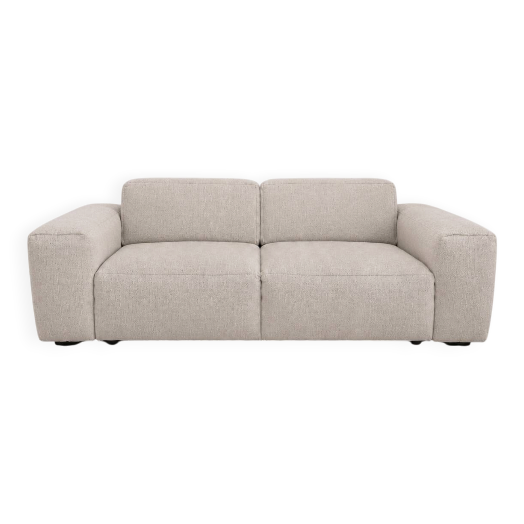 Canapé Posada Habitat – 3 seats – grey-beige mottled fabric