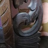 Carved mirror