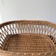 Vintage rattan basket