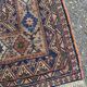 Handmade Yalameh Persian rug 200x300 indigo blue terracotta