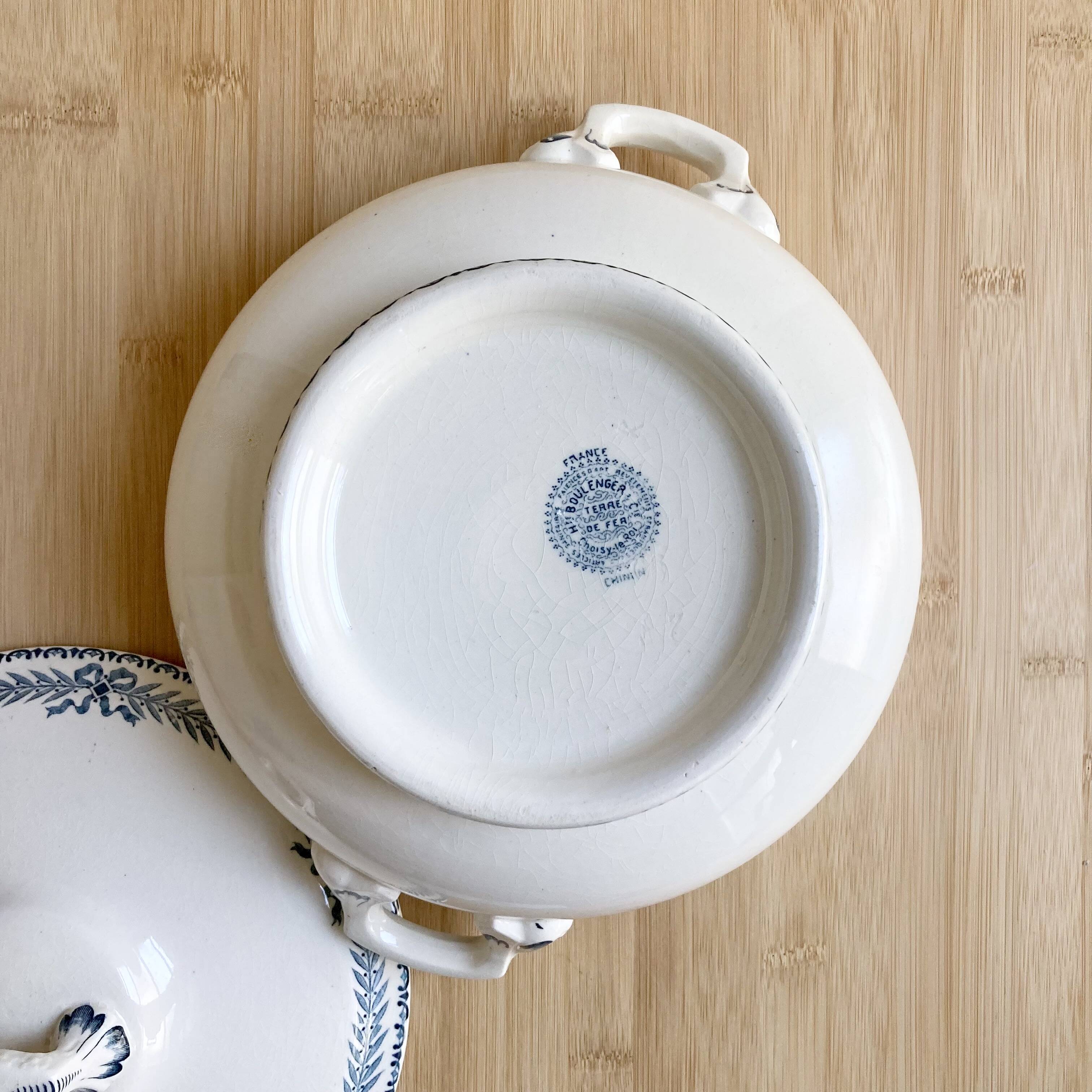 Choisy le Roi iron clay soup tureen