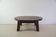 Round brutalist coffee table