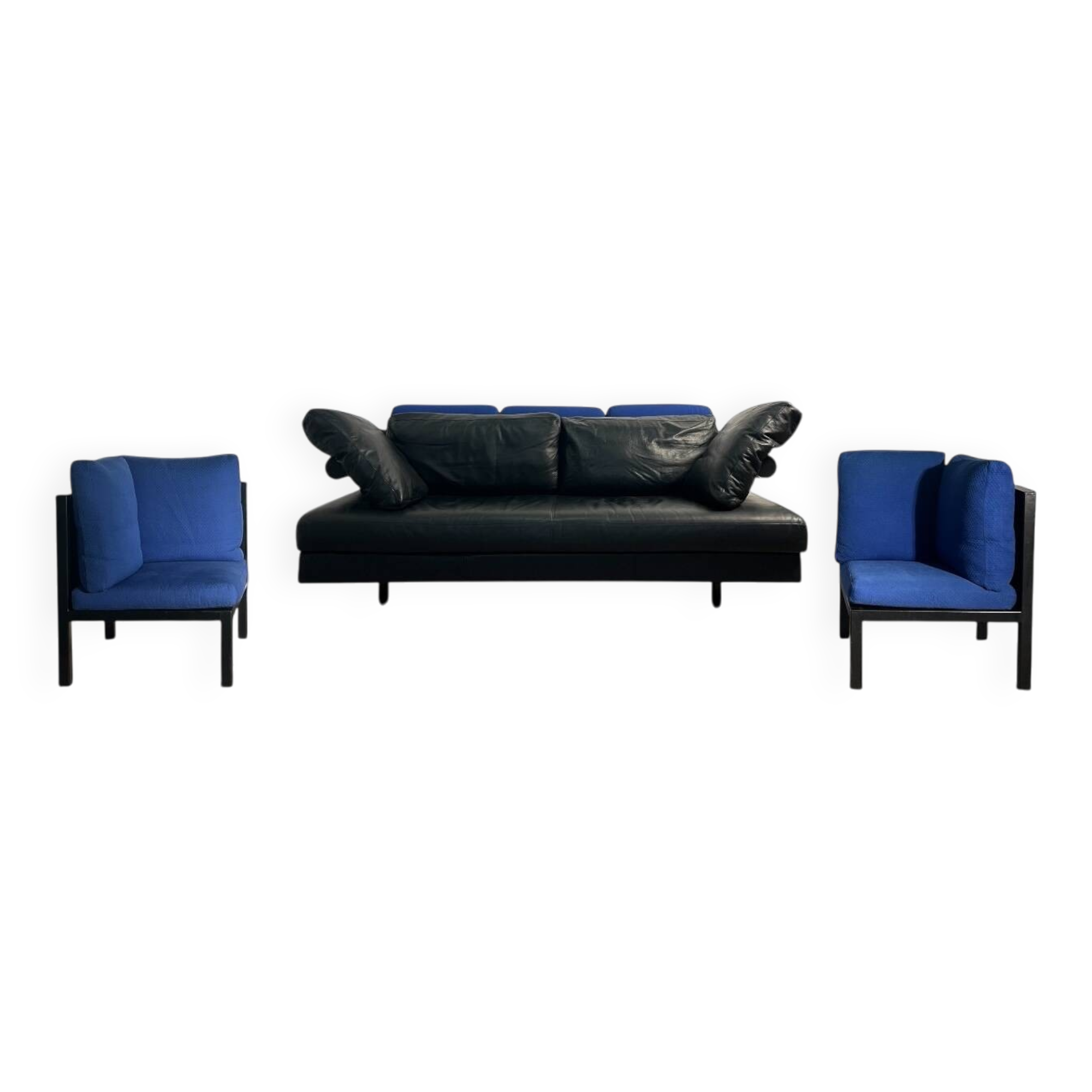 Sity sofa & Baisity armchair pair by Antonio Citterio for B&B.