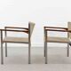 Paire de chaises club, modèle 206 de lübke, années 60