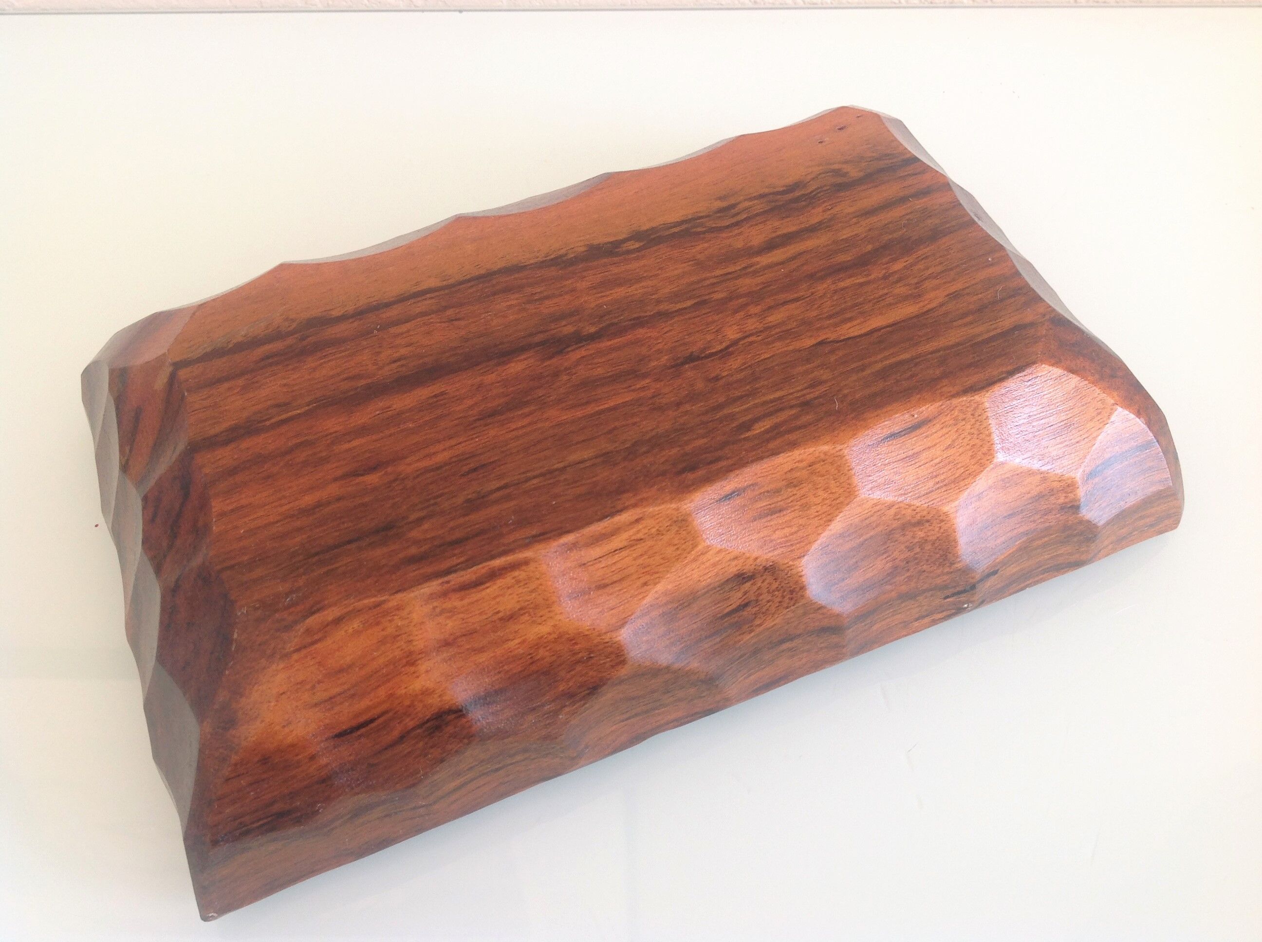Empty pocket structured wooden Scandinavian style / vintage 60s-70s