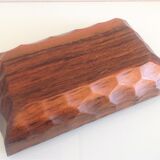 Empty pocket structured wooden Scandinavian style / vintage 60s-70s
