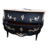 Black chest of drawers