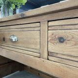2m central island pine counter