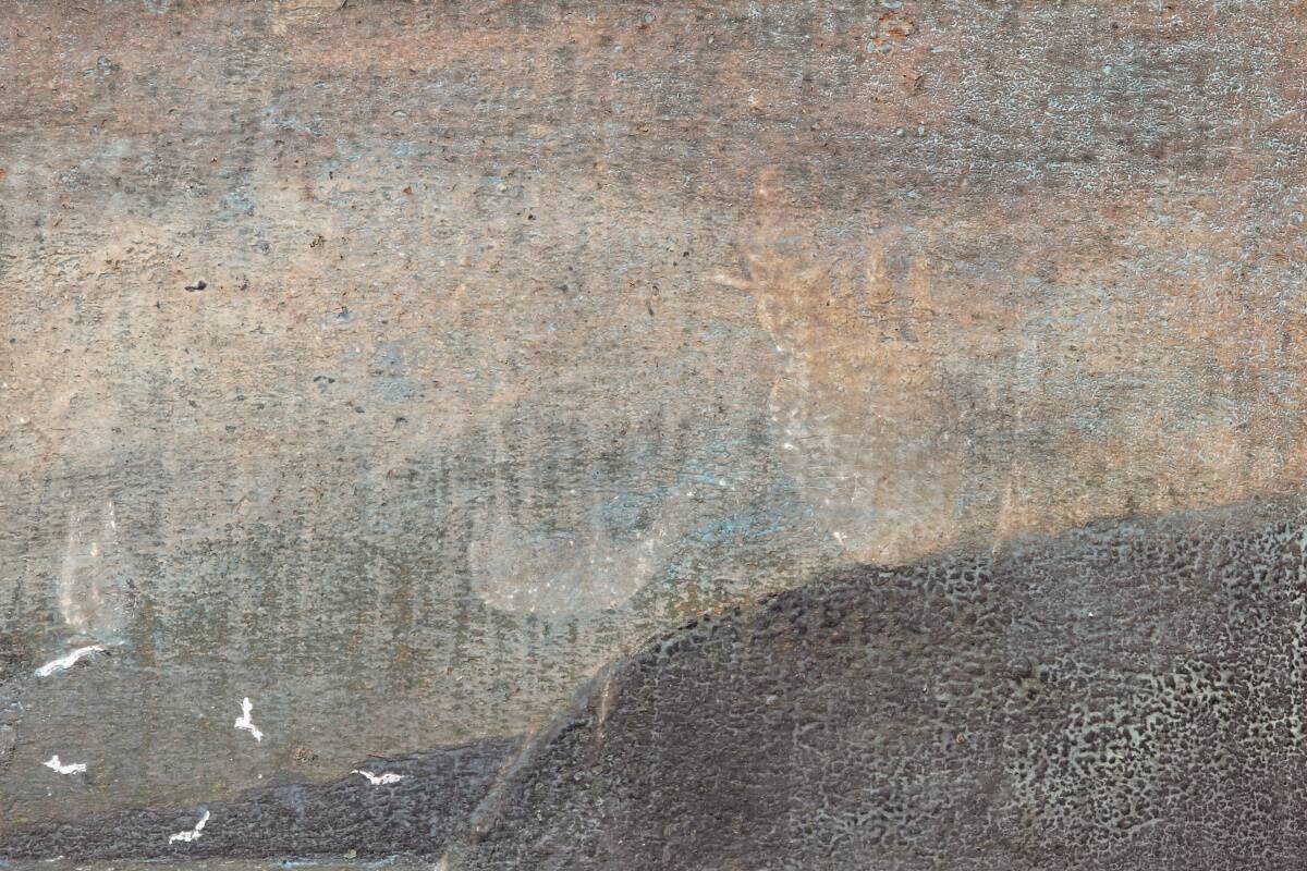 Marine painting, Northern school, around 1870.