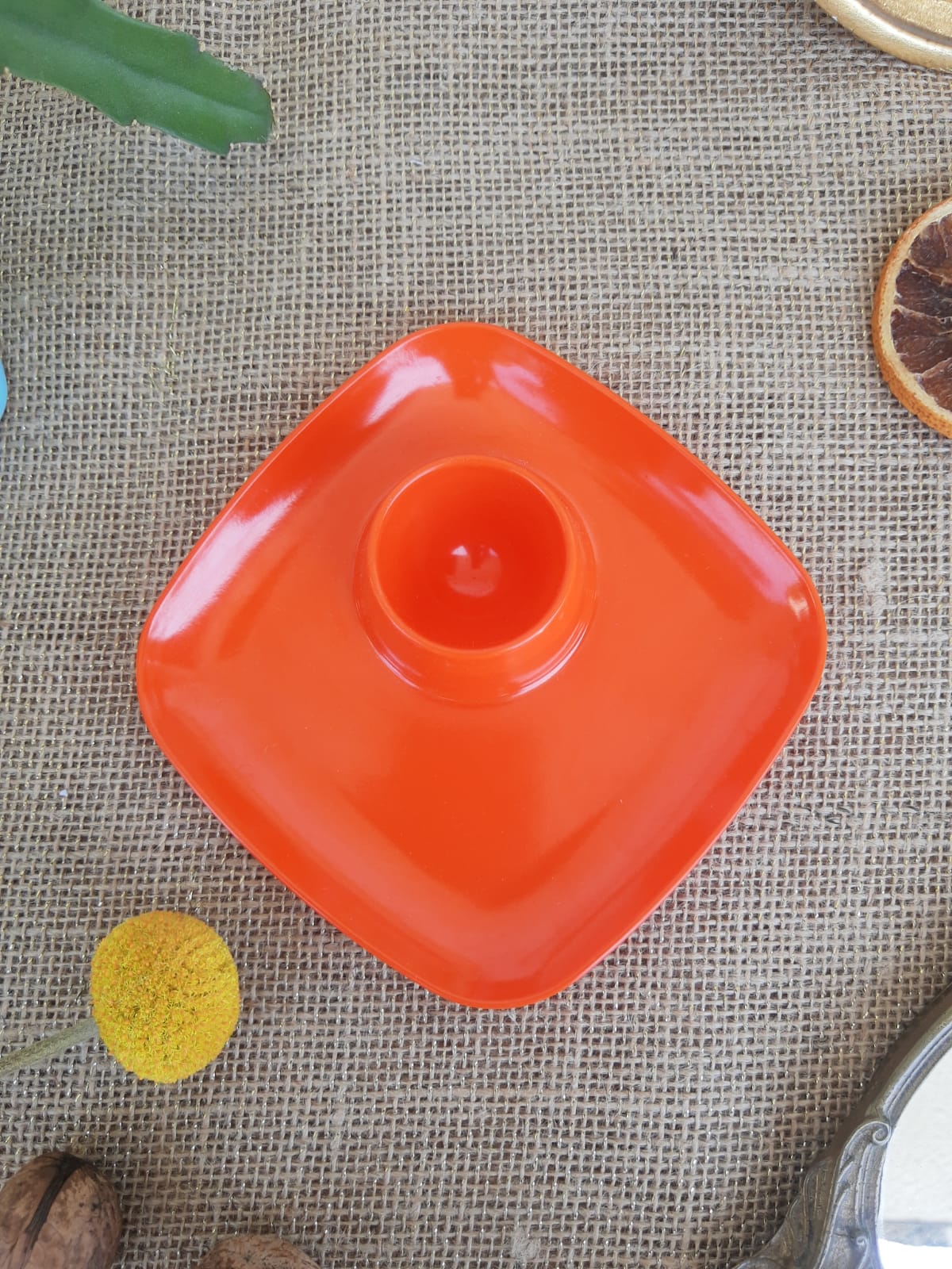 Orange melamine shell Voluform 70s