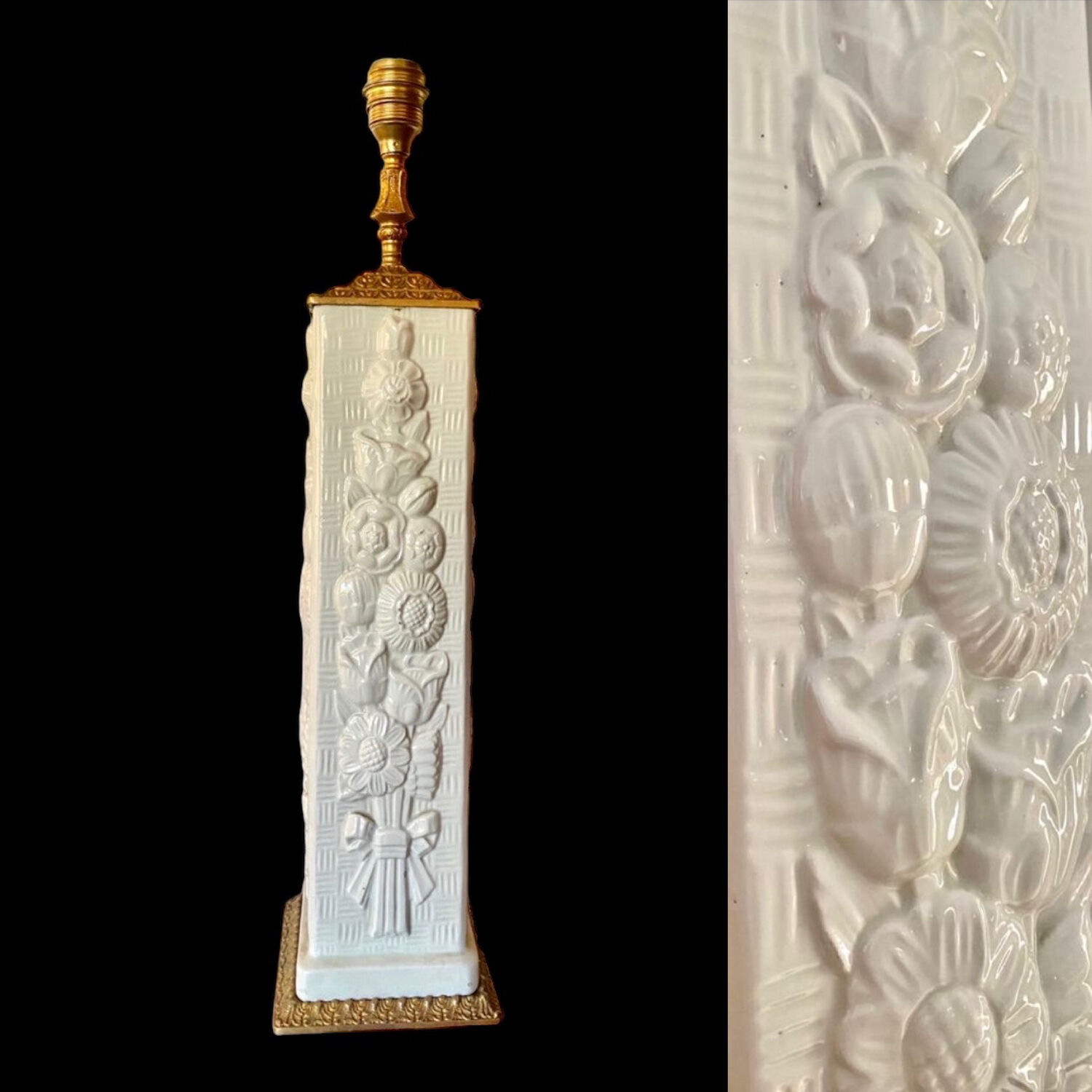 Ceramic table lamp, Art Deco period 1930