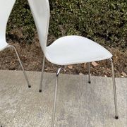 Set of 4 3107 chairs by Arne Jacobsen for Fritz Hansen
