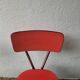 5 Red and Pale Green Formica Chairs – Vintage Retro