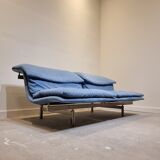 Blue Wave Sofa by Giovanni Offredi for Saporiti Italia