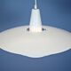 Danish hanging lamp in white, 1970s